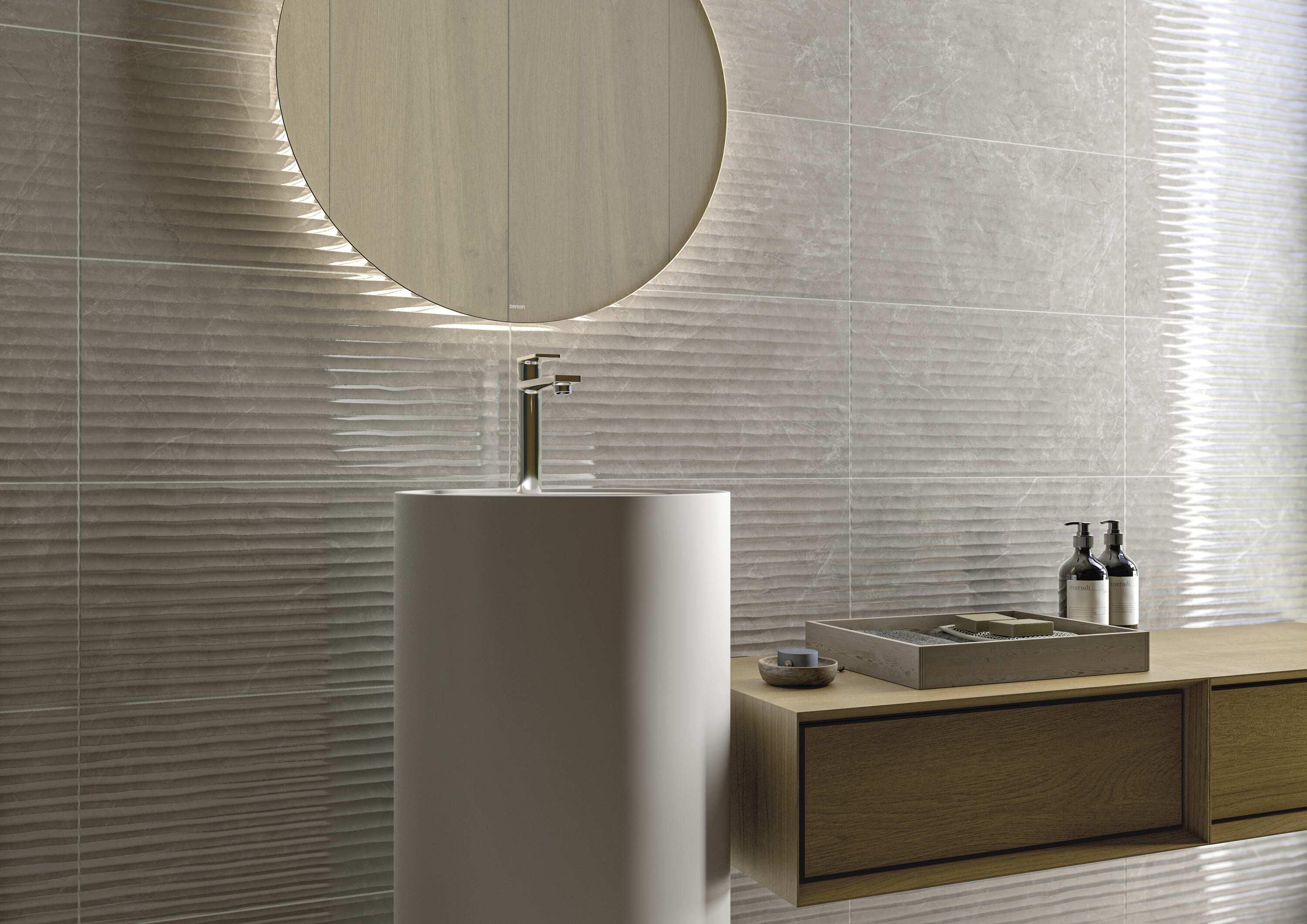 Crystal Bruma Ivory brillo 30x60