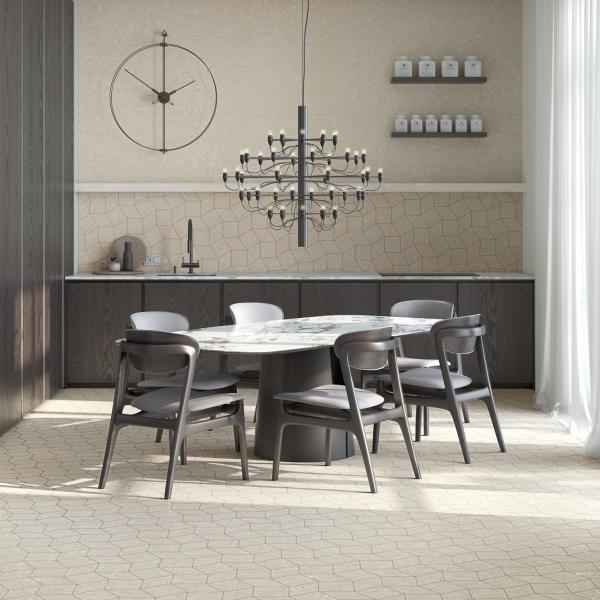 A1112 Loggia Mosaic Bone Cupola 60x120
