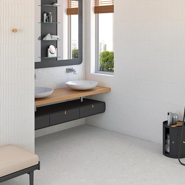 ARCANA TILES A624 Miscela Nacar Cantucci Blanco CMYK
