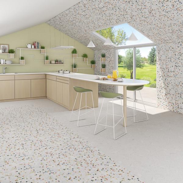 ARCANA TILES A587 STRACCIATELLA Pixel Zaletti Musgo