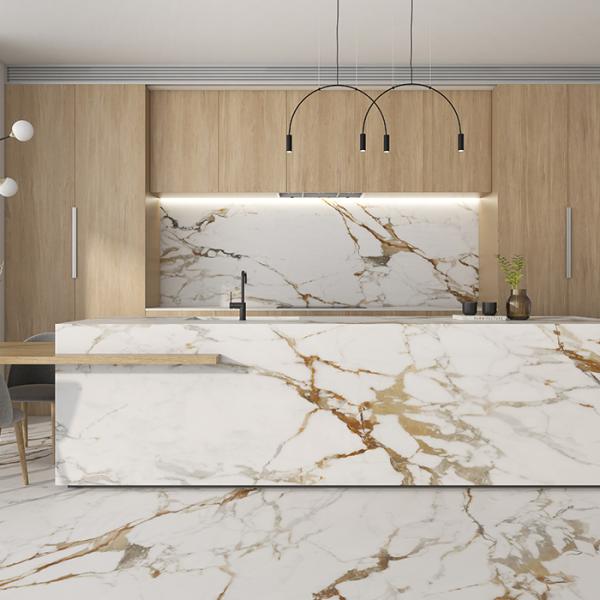 Amb Calacatta Gold Hond 1600x3200x12&20 Calacatta Gold Hond 1200x3000x6
