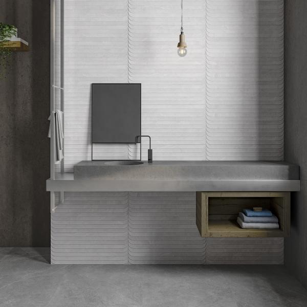 FOTO BANYO LAVIK PEARL GREY