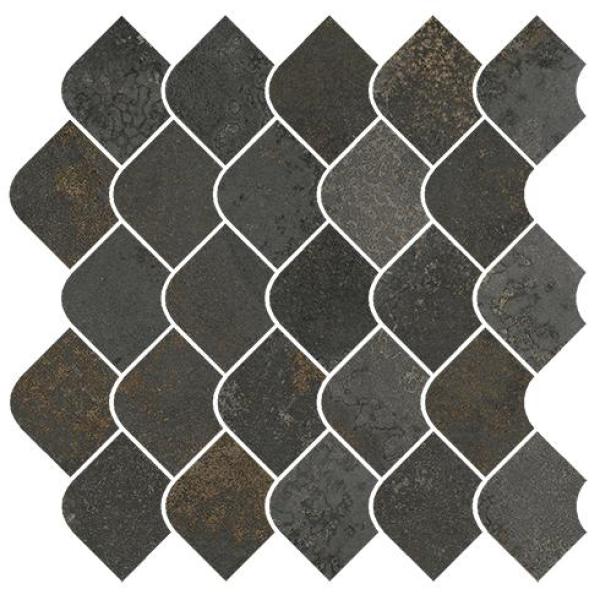MOSAICO KORUBO NT BASALTO 30X30 01