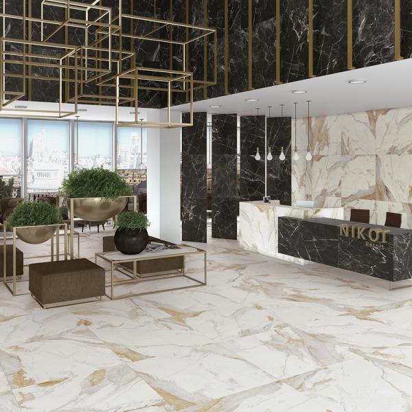 NIKOI NIKOI Marble Porcelain Tiles A497 V14 Macao Kiruna VIVES Ceramica