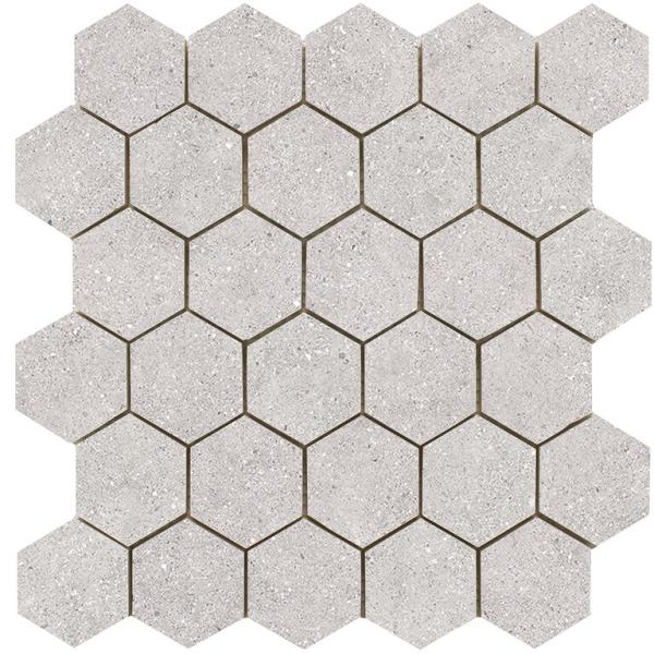 PR38428BI8338 300000000000043937 GRANITE HEXAGON GREY MATE 26X27 IMD