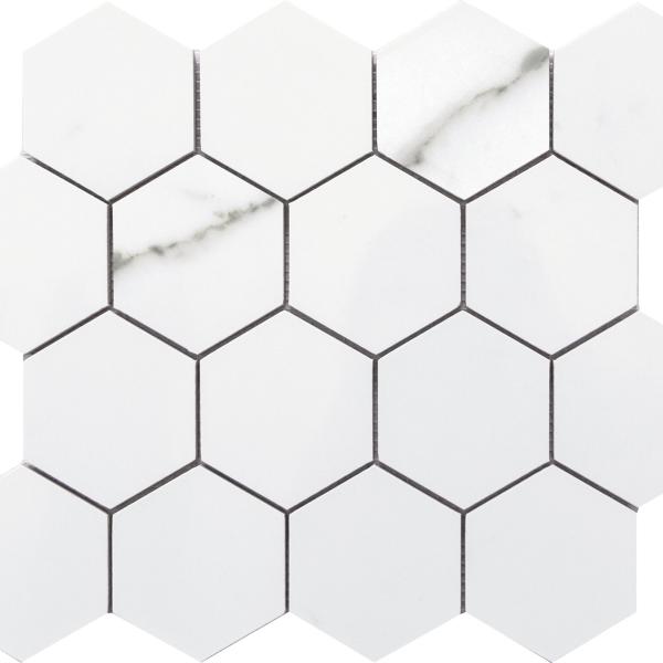 PR38455BI26331 300000000000043964 STATUARIO LUXE HEXAGON LARGE PULIDO 28X33 5 SZ6