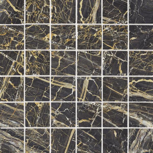 PR38568BI1669 300000000000044172 GOLDEN MOSAICO BLACK PULIDO 30X30 SZ4