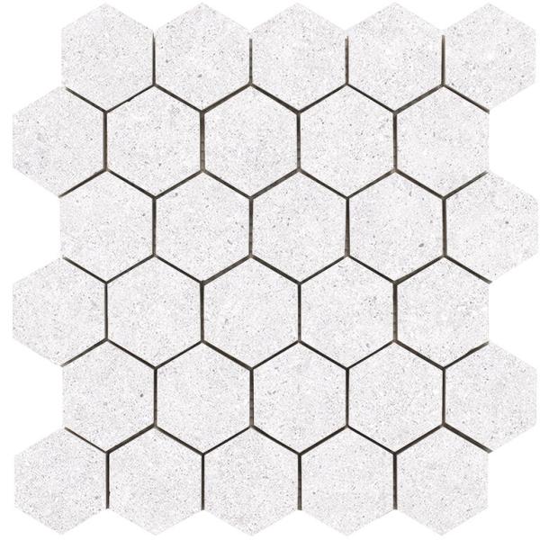 PR39800BI33415 300000000000051528 GRANITE HEXAGON WHITE MATE 26X27 IMD