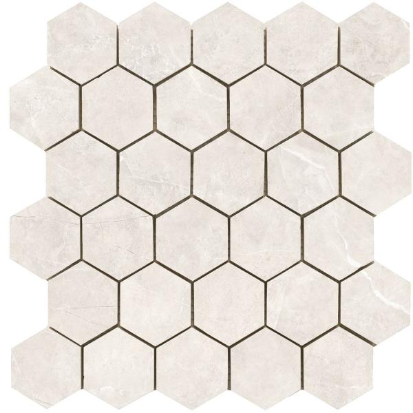 PR40203BI33621 300000000000053601 CRYSTAL HEXAGONO IVORY BRILLO 26X27 SZ6