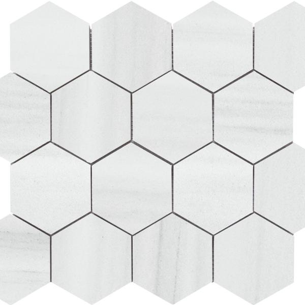PR80342BI46175 300000000000063279 DOLOMITE HEXAGON LARGE WHITE PULIDO 28X33 5 SZ6