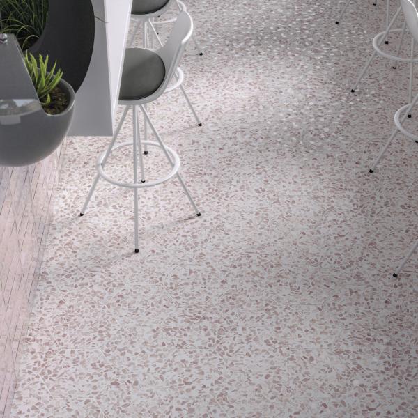 QYMH1244BI14549 RIAZZA 15 AMBIENTE DETALLE RIAZZA PINK 232X267 REV DROP PINK 75X300 IMD