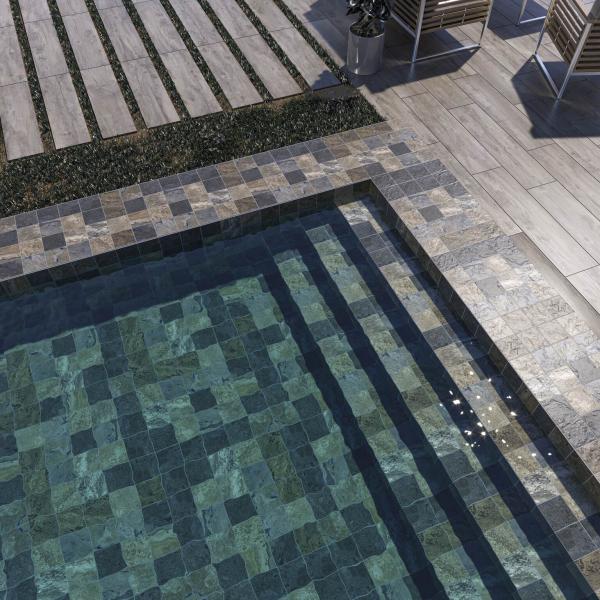 QYMH1440BI22580 BALI 10 AMBIENTE BALI STONE MATE 15X15 NEBRASKA MAPLE 30X120 PISCINA SZ3