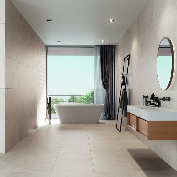 QYMH1460BI23197 STATALE 02 AMBIENTE STATALE SAND 60X120 HEXAGONO SAND 15X7 BANERA H SZ3