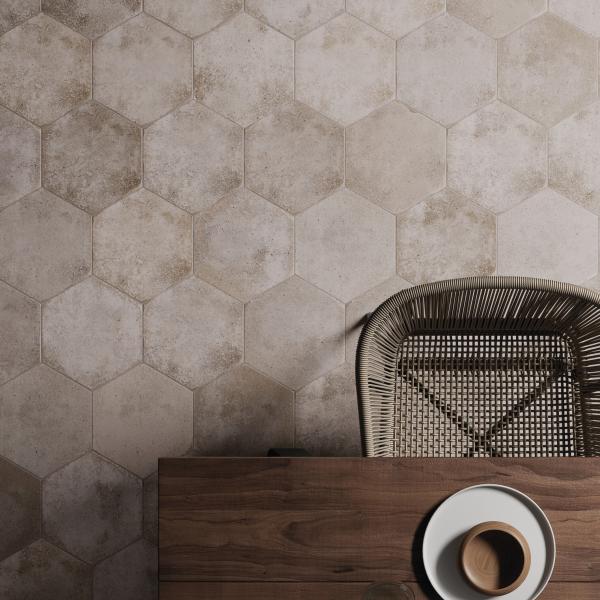 QYMH1524BI23079 OKEN 09 AMBIENTE DETALLE OKEN IVORY HEXAGONO 232X267 SZ1