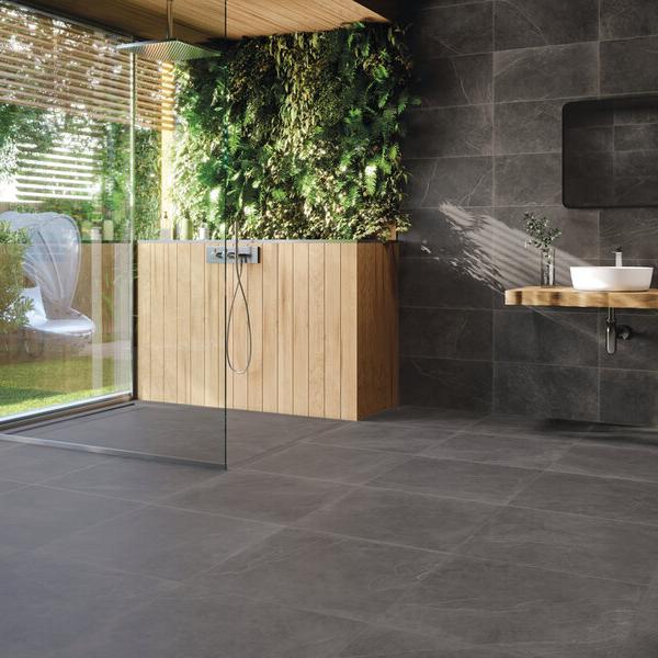 QYMH1537BI23203 STATALE 08 AMBIENTE STATALE BLACK 30X60 PAV STATALE BLACK 60X60 PD E SZ7