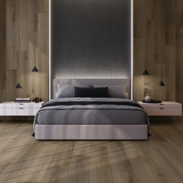 QYMH1703BI23111 PALERMO 02 AMBIENTE PALERMO WALNUT 25X150 REV ACRON ATNHRACITE 90X90 SZ1