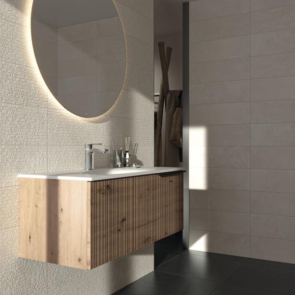 QYMH1863BI56246 MIDTOWN 09 AMBIENTE DETALLE MIDTOWN KAIRO CREAM 20X60 MIDTOWN ANTHRA SZ8