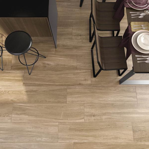 QYMH2031BI43542 BRIGHTON 04 AMBIENTE DETALLE BRIGHTON OAK 30X120 COCINA PICADO SZ3