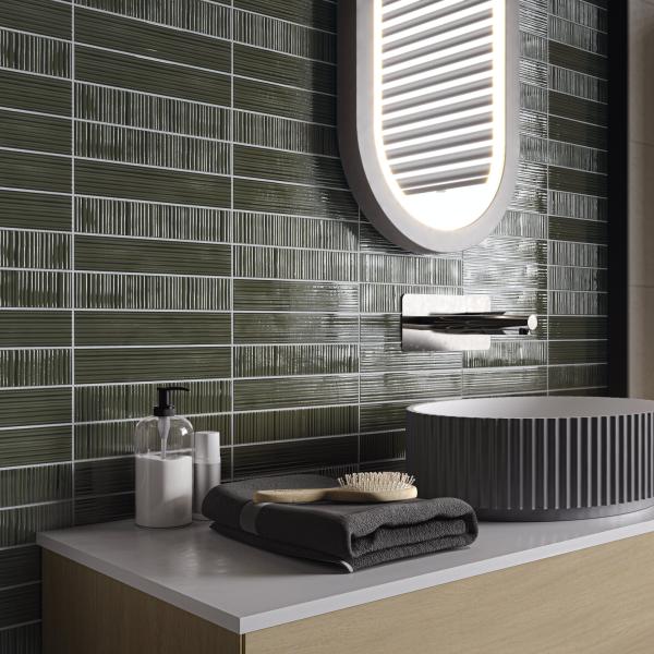 QYMH2494BI56243 RAIN 05 AMBIENTE RAIN GREEN 5X25 LAVABO OLYMPIA ESPEJO IROS LIGHT CE SZ8