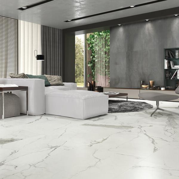QYMH696BI7518 STATUARIO 20 G AMBIENTE STATUARIO MATE ACERO PEARL 60X120 SALON SZ7