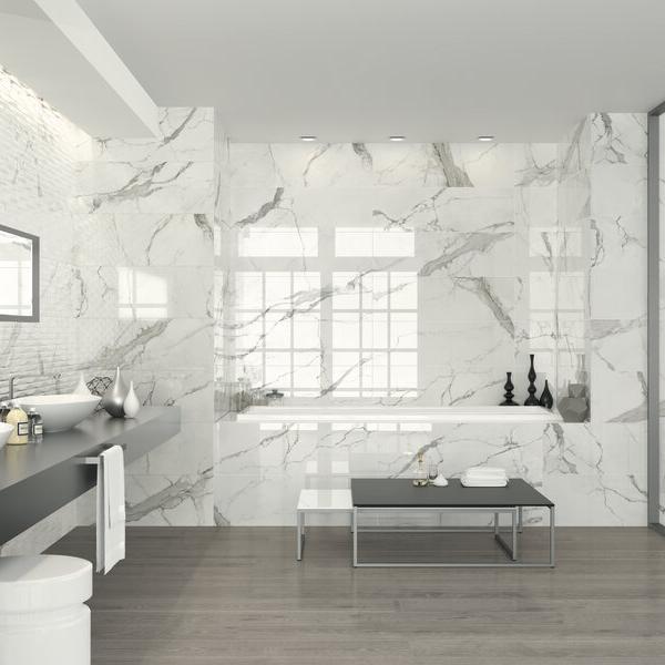 QYMH705BI9682 STATUARIO 9 G AMBIENTE STATUARIO 30X90 REL SIGMA ROVERE PERLA SZ7