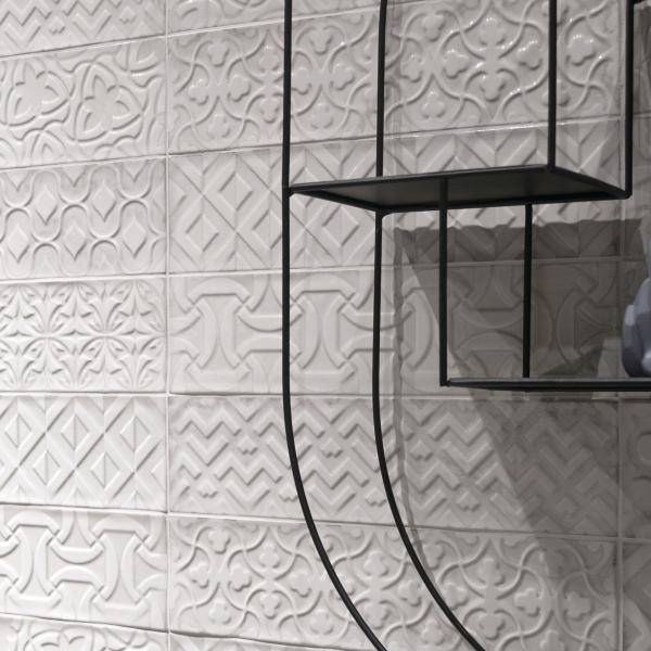 QYMH928BI22726 DROP RELIEVE AMBIENTE DETALLE RELIEVE DROP WHITE GATO 7 5X30 H SZ1