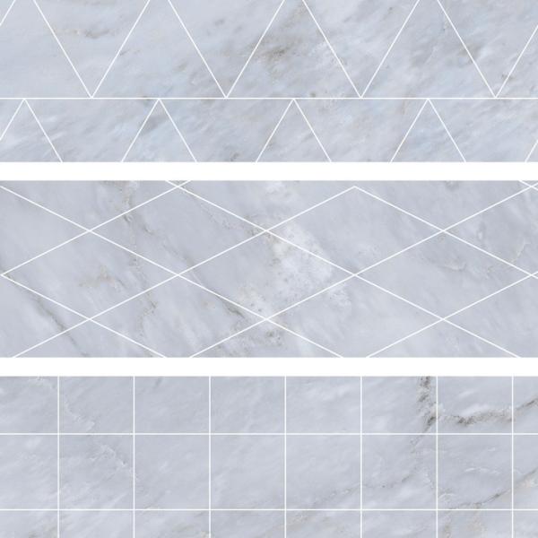 VelvetBrick Geo Gris11x33,15