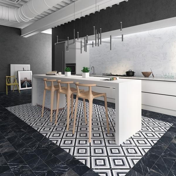 VelvetTaco Geo Diamond + Negro
