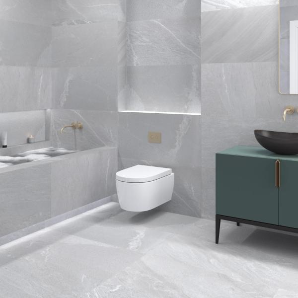 Amb Bath Light Grey 45x90 2000x
