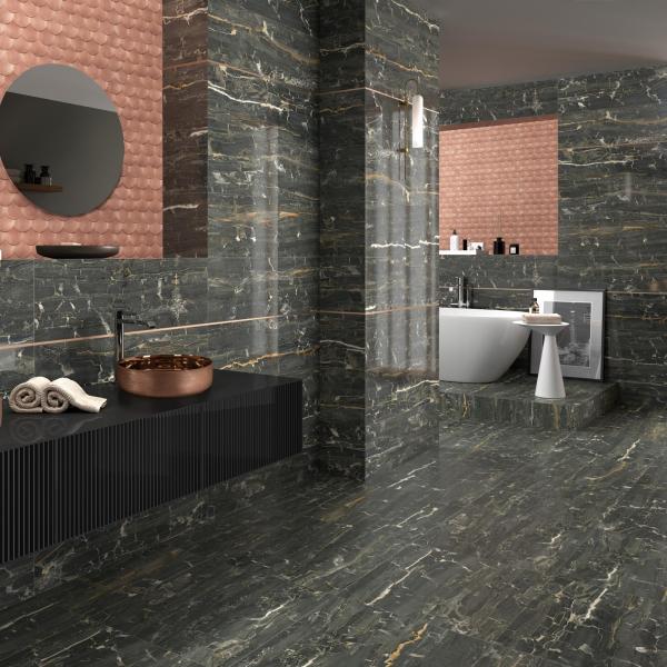 Amb Leonardo Black 30x90 Leonardo Black 60x60 Mosaico Sirena Copper Slim Coppe 2000x
