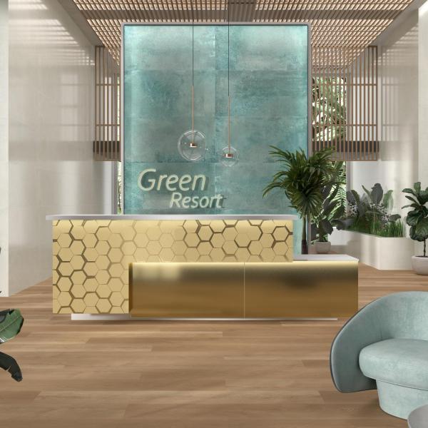 Amb Magnet Mint Gold 60x120 Hexa Sugar Gold Pav Roble Miel 2000x