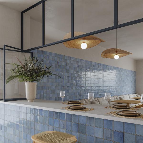 Gayafores Deco Amaris Blue 32x62,5 Porcelain Tiles 3