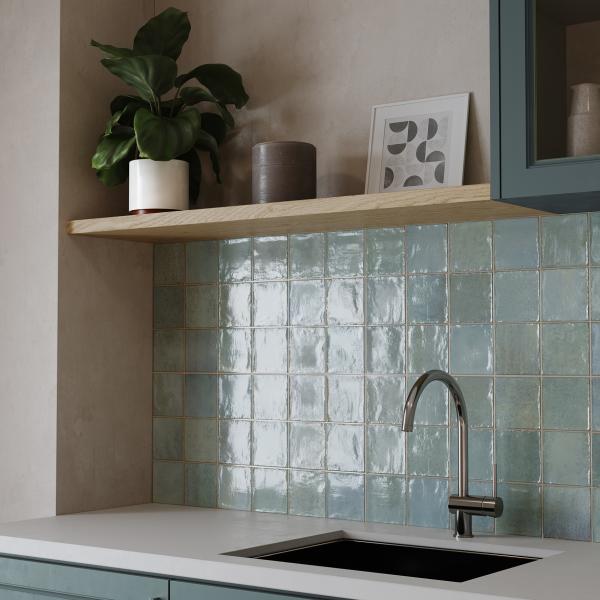 Gayafores Deco Amaris Green 32x62,5 Porcelain Tiles 2