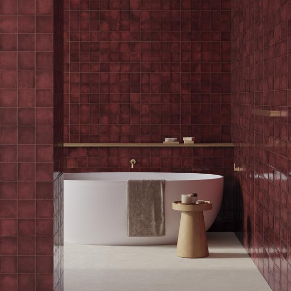 Gayafores Deco Amaris Plus Burdeos 32x62,5 Porcelain Tiles 5
