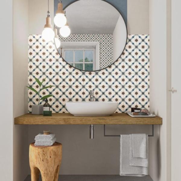 Gayafores Grace Blue Deco Porcelain Tiles 2 1 725x1024