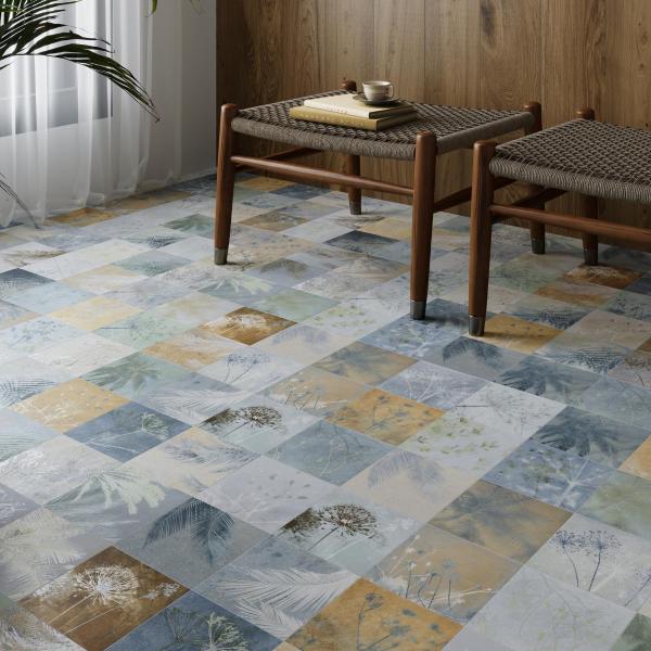 Gayafores Herbal Aqua Deco Porcelain Tiles 4