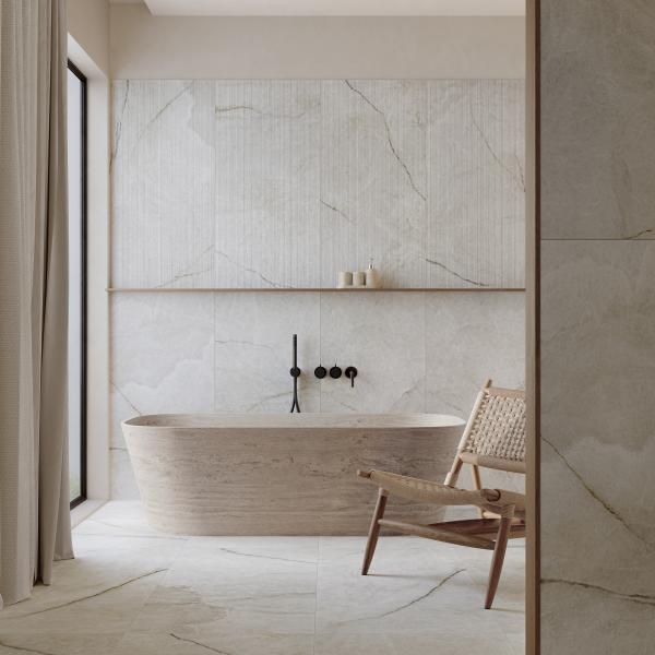 Gayafores Nuvola Pearl Marble Porcelain Tiles 2