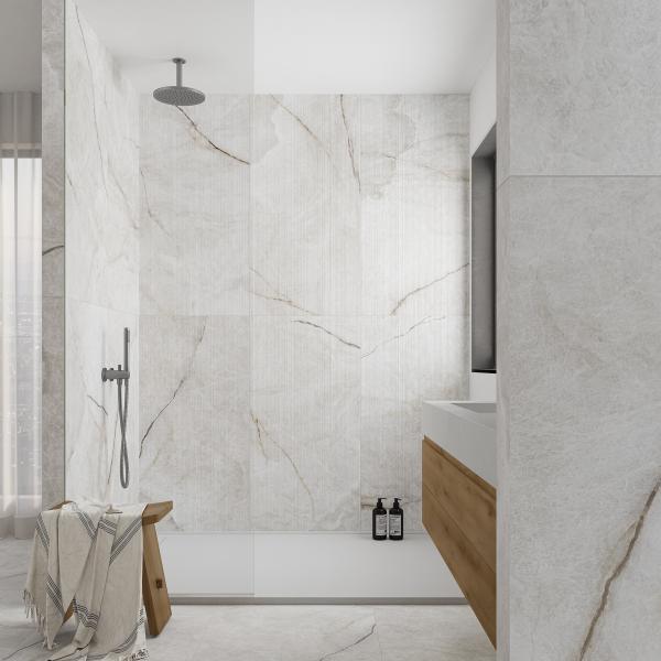 Gayafores Nuvola Pearl Marble Porcelain Tiles 3
