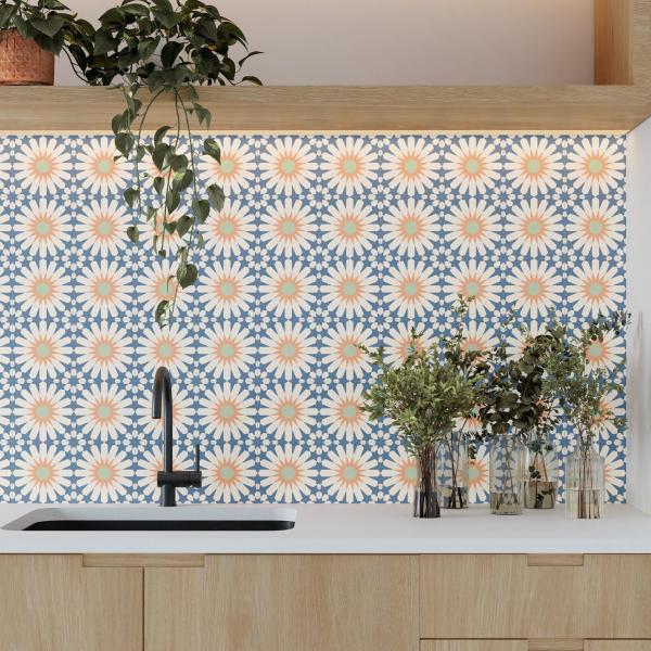 Gayafores Soleil Blue Deco Porcelain Tiles 2