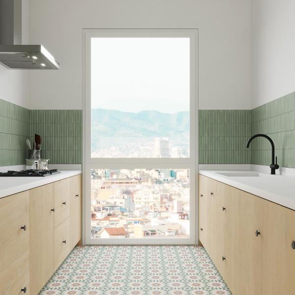 Gayafores Soleil Mint Deco Porcelain Tiles 1