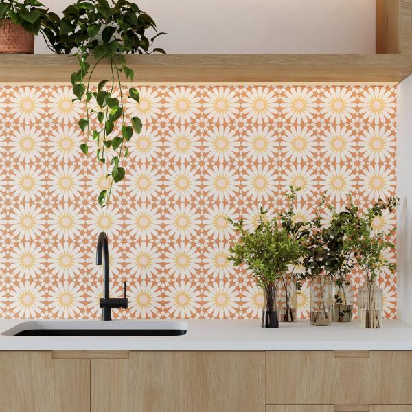 Gayafores Soleil Orange Deco Porcelain Tiles 2
