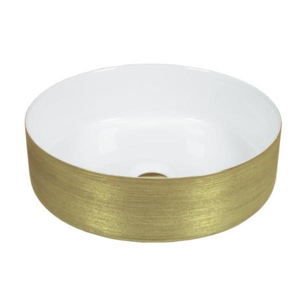 Lavabo Heller White And Gold 1000 Medium