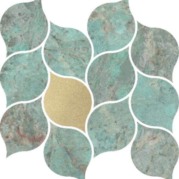 Mosaico Amazonite Leaves 1000 Medium