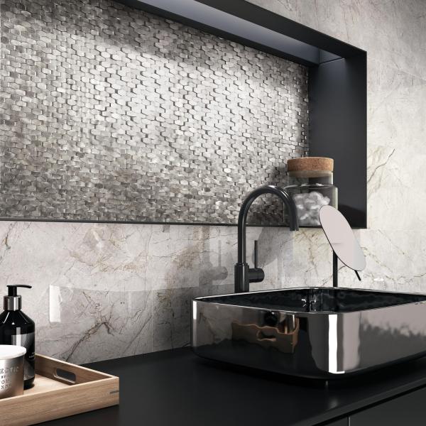 Mosaico Halley Silver Perlanova 30x90 2000x